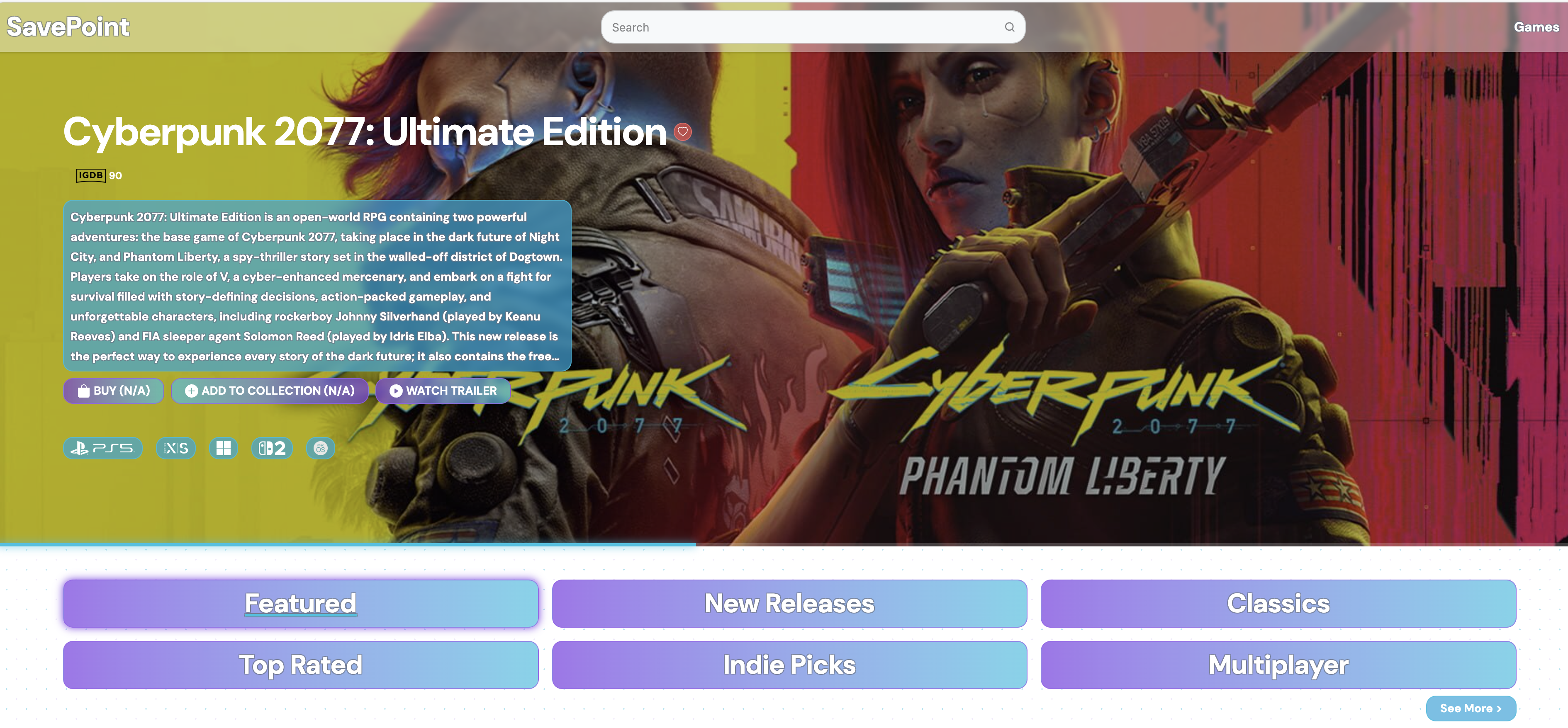 savepoint-homescreen